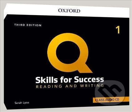Audiokniha: Q: Skills for Success: Reading and Writing 1 - Audio CDs/3/, 3rd (Sarah Lynn). Oxford University Press, 2019 Audiokniha: Q: Skills for Success: Reading and Writing 1 - Audio CDs/3/, 3rd (Sarah Lynn). Oxford University Press, 2019