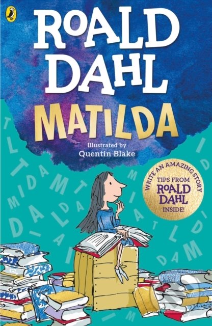 Kniha: Matilda (Roald Dahl). Puffin Books, 2022 Kniha: Matilda (Roald Dahl). Puffin Books, 2022