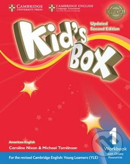 Kniha: Kid´s Box 1: Workbook with Online Resources American English,Updated 2nd Edition (Caroline Nixon). Cambridge University Press, 2017 Kniha: Kid´s Box 1: Workbook with Online Resources American English,Updated 2nd Edition (Caroline Nixon). Cambridge University Press, 2017
