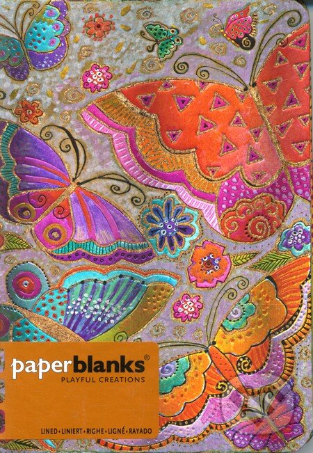 Paperblanks - Flutterbyes - MIDI linajkový, Paperblanks, 2012