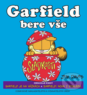Kniha: Garfield bere vše (Jim Davis). Crew, 2012 Kniha: Garfield bere vše (Jim Davis). Crew, 2012