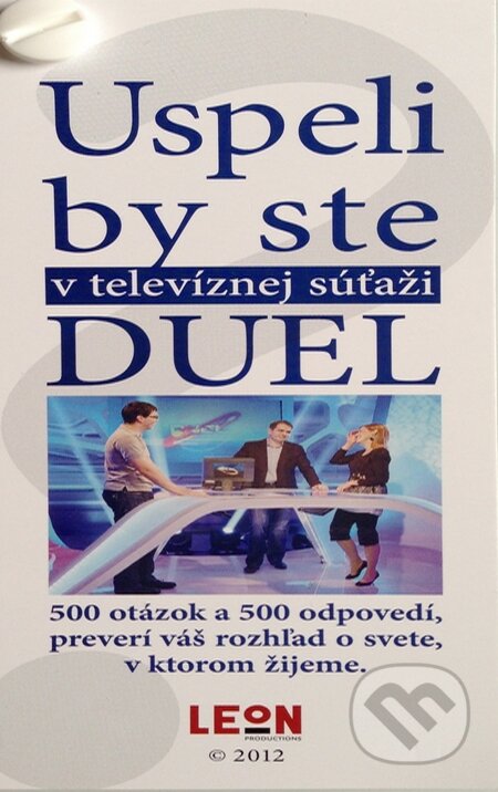 Kniha: Uspeli by ste v televíznej súťaži Duel (). , 2013 Kniha: Uspeli by ste v televíznej súťaži Duel (). , 2013