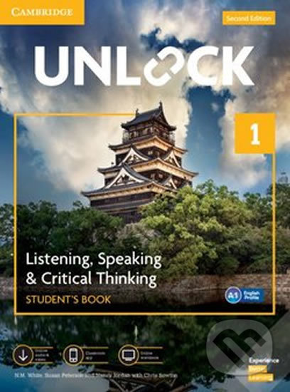 Kniha: Unlock Level 1: Listening, Speaking & Critical Thinking - Student´s Book, Mob App and Online Workbook w/ Downloadable Audio and Video (N.M. White). Cambridge University Press, 2019 Kniha: Unlock Level 1: Listening, Speaking & Critical Thinking - Student´s Book, Mob App and Online Workbook w/ Downloadable Audio and Video (N.M. White). Cambridge University Press, 2019