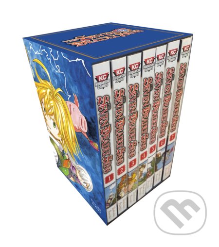 Kniha: The Seven Deadly Sins Manga Box Set 1 (Nakaba Suzuki). Kodansha Comics, 2022 Kniha: The Seven Deadly Sins Manga Box Set 1 (Nakaba Suzuki). Kodansha Comics, 2022