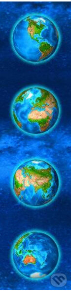 3D záložka - Continents (Mapcards.net). Mapcards.net, 2021 3D záložka - Continents (Mapcards.net). Mapcards.net, 2021