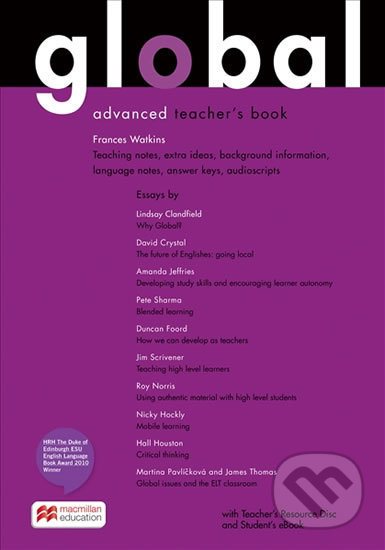 Kniha: Global Advanced: Teacher`s Book + Resource CD + eBook Pack (Adrian Tennant). MacMillan, 2016 Kniha: Global Advanced: Teacher`s Book + Resource CD + eBook Pack (Adrian Tennant). MacMillan, 2016