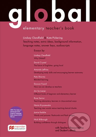 Kniha: Global Elementary: Teacher`s Book + Resource CD + eBook Pack (Adrian Tennant). MacMillan, 2016 Kniha: Global Elementary: Teacher`s Book + Resource CD + eBook Pack (Adrian Tennant). MacMillan, 2016