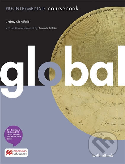 Kniha: Global Pre-intermediate: Coursebook + eBook (Robert Campbell). MacMillan, 2016 Kniha: Global Pre-intermediate: Coursebook + eBook (Robert Campbell). MacMillan, 2016