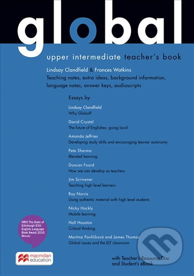 Kniha: Global Upper-intermediate: Teacher`s Book + Resource CD + eBook Pack (Adrian Tennant). MacMillan, 2017 Kniha: Global Upper-intermediate: Teacher`s Book + Resource CD + eBook Pack (Adrian Tennant). MacMillan, 2017