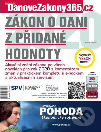 Kniha: Zákon o dani z přidané hodnoty 2020 s komentářem změn (Newsletter). Newsletter, 2020 Kniha: Zákon o dani z přidané hodnoty 2020 s komentářem změn (Newsletter). Newsletter, 2020