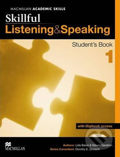 Kniha: Skillful Listening & Speaking 1: Student´s Book + Digibook (Lida Baker). MacMillan, 2012 Kniha: Skillful Listening & Speaking 1: Student´s Book + Digibook (Lida Baker). MacMillan, 2012