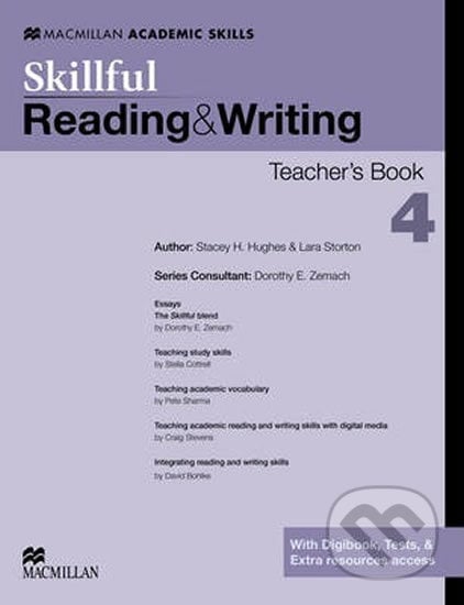 Skillful Reading & Writing 4: Teacher´s Book + Digibook - Dorothy Zemach, MacMillan, 2014
