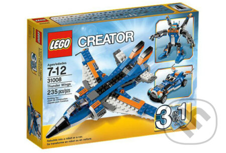 LEGO CREATOR 31008 - Hromiace krídla, LEGO, 2013
