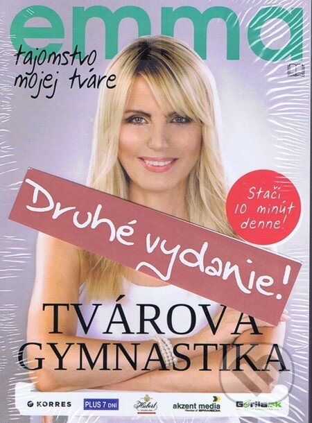 Kniha: Emma - Tvárová gymnastika - Tajomstvo mojej tváre (Kniha + DVD) (Emma Tekelyová). Formats Pro Media, s.r.o., 2013 Kniha: Emma - Tvárová gymnastika - Tajomstvo mojej tváre (Kniha + DVD) (Emma Tekelyová). Formats Pro Media, s.r.o., 2013