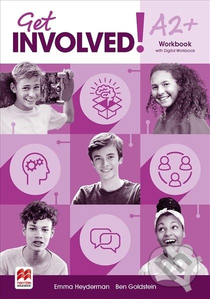 Kniha: Get Involved! A2+ (Ben Goldstein a Emma Heyderman). MacMillan, 2021 Kniha: Get Involved! A2+ (Ben Goldstein a Emma Heyderman). MacMillan, 2021