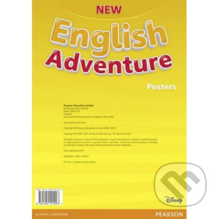 Kniha: English Adventure PL 1 Posters (Pearson). Pearson Kniha: English Adventure PL 1 Posters (Pearson). Pearson