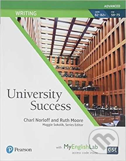 Kniha: University Success Advanced: Writing Students´ Book w/ MyEnglishLab (Pearson). Pearson, 2017 Kniha: University Success Advanced: Writing Students´ Book w/ MyEnglishLab (Pearson). Pearson, 2017