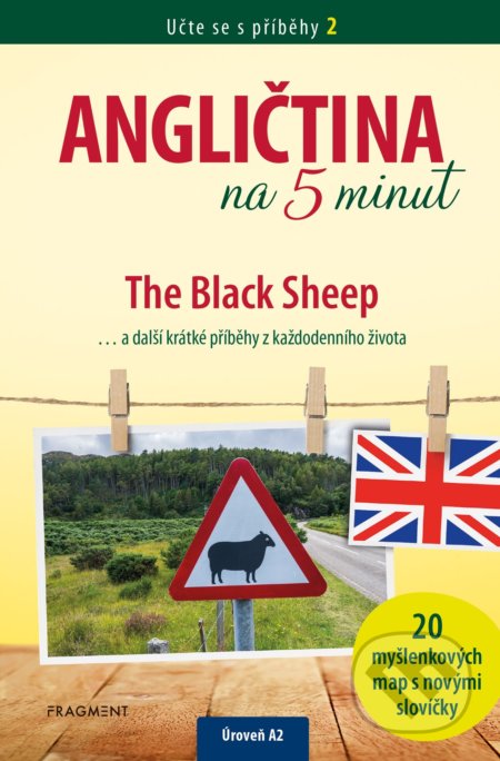 Kniha: Učte se s příběhy 2: Angličtina na 5 minut (Dominic Butler). Nakladatelství Fragment, 2022 Kniha: Učte se s příběhy 2: Angličtina na 5 minut (Dominic Butler). Nakladatelství Fragment, 2022