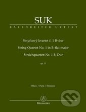 Kniha: Smyčcový kvartet č. 1 (Josef Suk). Bärenreiter Praha, 2012 Kniha: Smyčcový kvartet č. 1 (Josef Suk). Bärenreiter Praha, 2012