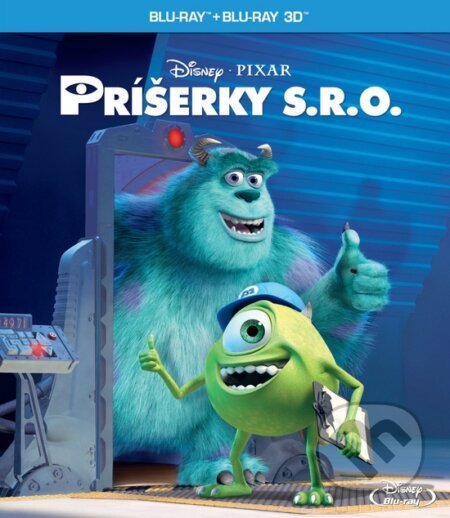 Film: Príšerky s.r.o. (3D + 2D) (Peter Docter, Pete Docter, David Silverman, Andrew Stanton a Lee Unkrich) (Blu-ray). Magicbox, 2013 Film: Príšerky s.r.o. (3D + 2D) (Peter Docter, Pete Docter, David Silverman, Andrew Stanton a Lee Unkrich) (Blu-ray). Magicbox, 2013
