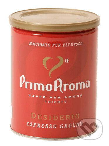 Kávy a čaje: Primo Aroma Desiderio espresso (Primo Aroma). Primo Aroma, 2013 Kávy a čaje: Primo Aroma Desiderio espresso (Primo Aroma). Primo Aroma, 2013