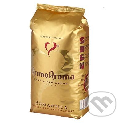 Kávy a čaje: Primo Aroma ROMANTICA 100% Arabica – Exkluzívna zmes (Primo Aroma). Primo Aroma, 2013 Kávy a čaje: Primo Aroma ROMANTICA 100% Arabica – Exkluzívna zmes (Primo Aroma). Primo Aroma, 2013