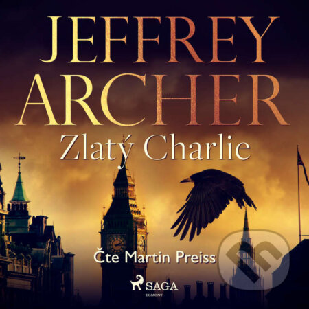 Audiokniha: Zlatý Charlie (Jeffrey Archer). Saga Egmont, 2022 Audiokniha: Zlatý Charlie (Jeffrey Archer). Saga Egmont, 2022