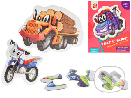 Puzzle: Puzzle dětské Dopravní prostředky (Mikrohračky). Mikrohračky, 2022 Puzzle: Puzzle dětské Dopravní prostředky (Mikrohračky). Mikrohračky, 2022