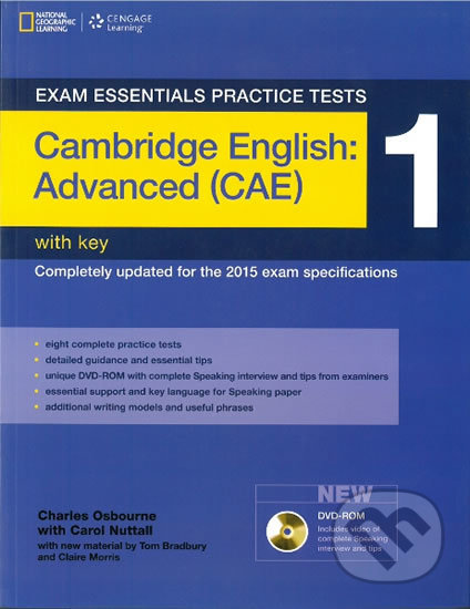 Kniha: Exam Essentials Practice Tests: Cambridge English: Advanced (CAE) 1 with DVD-ROM with Key (Folio). Folio Kniha: Exam Essentials Practice Tests: Cambridge English: Advanced (CAE) 1 with DVD-ROM with Key (Folio). Folio