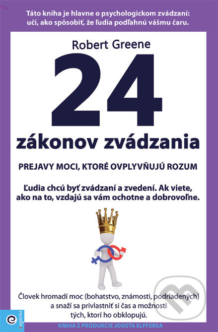 Kniha: 24 zákonov zvádzania (Robert Greene). Eugenika, 2022 Kniha: 24 zákonov zvádzania (Robert Greene). Eugenika, 2022