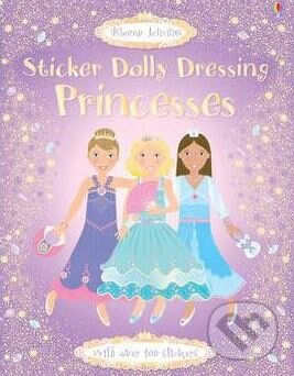 Kniha: Sticker Dolly Dressing: Princesses (Fiona Watt). Usborne, 2014 Kniha: Sticker Dolly Dressing: Princesses (Fiona Watt). Usborne, 2014