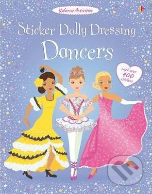 Kniha: Sticker Dolly Dressing Dancers (Fiona Watt). Usborne, 2014 Kniha: Sticker Dolly Dressing Dancers (Fiona Watt). Usborne, 2014