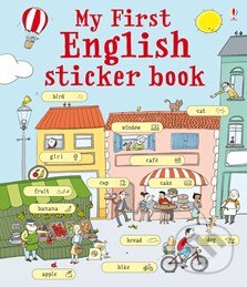 Kniha: My first English sticker book (Sue Meredith). Usborne, 2016 Kniha: My first English sticker book (Sue Meredith). Usborne, 2016