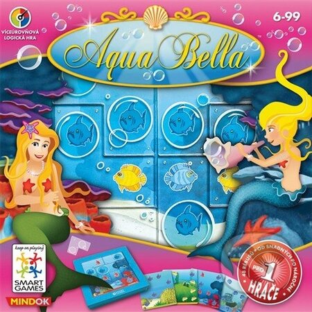 Společenská hra: Aqua bella (Raf Peeters). Mindok, 2013 Společenská hra: Aqua bella (Raf Peeters). Mindok, 2013