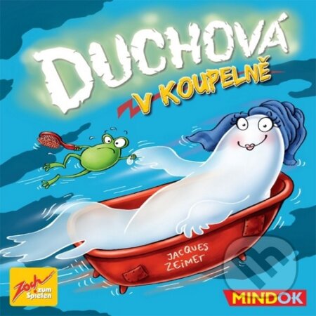 Společenská hra: Duchová v koupelně (Jacques Zeimet). Mindok, 2013 Společenská hra: Duchová v koupelně (Jacques Zeimet). Mindok, 2013