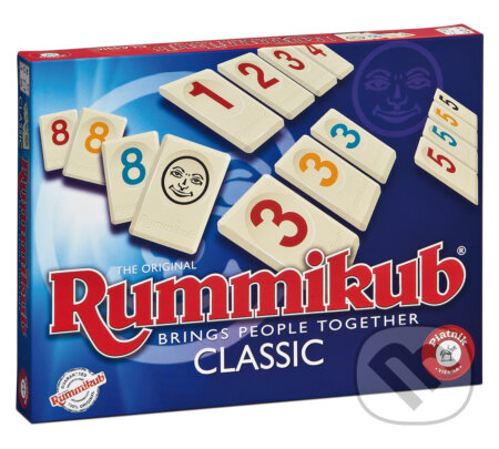 Společenská hra: Rummikub (Ephraim Hertzano). Piatnik, 2012 Společenská hra: Rummikub (Ephraim Hertzano). Piatnik, 2012