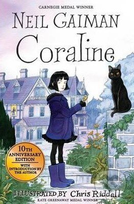 Kniha: Coraline (Neil Gaiman). Bloomsbury, 2012 Kniha: Coraline (Neil Gaiman). Bloomsbury, 2012
