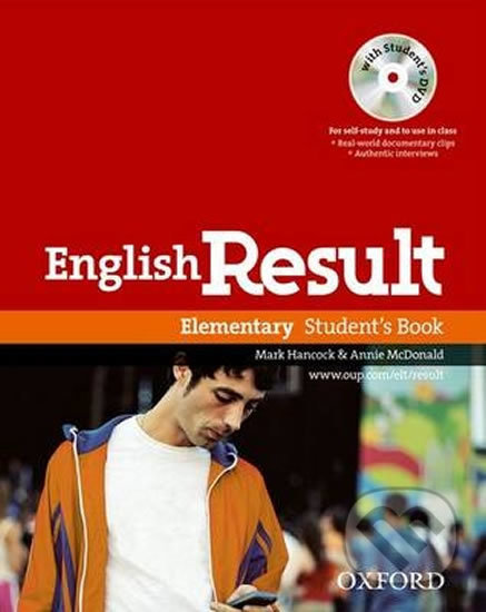 Kniha: English Result Elementary: Student´s Book + DVD Pack (Annie McDonald a Mark Hancock). Oxford University Press Kniha: English Result Elementary: Student´s Book + DVD Pack (Annie McDonald a Mark Hancock). Oxford University Press
