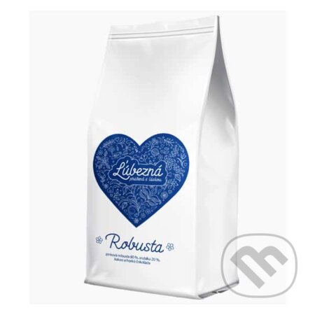 Kávy a čaje: Robusta (Ľúbezná káva). Ľúbezná káva Kávy a čaje: Robusta (Ľúbezná káva). Ľúbezná káva
