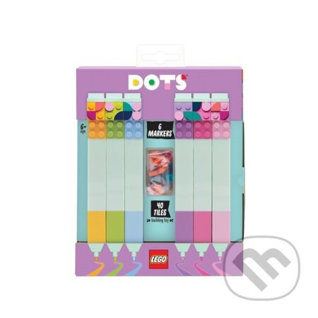 Spoločenská hra: LEGO DOTS Fixky, mix bariev - 6 Ks (LEGO). LEGO, 2022 Spoločenská hra: LEGO DOTS Fixky, mix bariev - 6 Ks (LEGO). LEGO, 2022