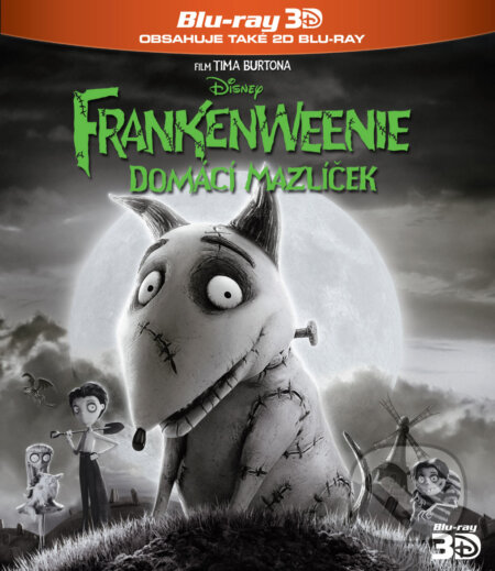 Film: Frankenweenie: Domácí mazlíček 3D (Tim Burton) (Blu-ray). Magicbox, 2013 Film: Frankenweenie: Domácí mazlíček 3D (Tim Burton) (Blu-ray). Magicbox, 2013