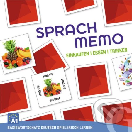 Kniha: Sprachmemo Deutsch A1: Einkaufen, Essen, Trinken (Krystyna Kuhn). Max Hueber Verlag, 2016 Kniha: Sprachmemo Deutsch A1: Einkaufen, Essen, Trinken (Krystyna Kuhn). Max Hueber Verlag, 2016