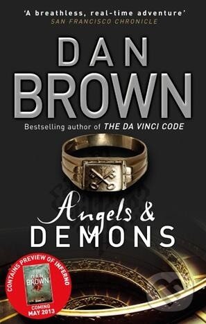 Kniha: Angels and Demons (Dan Brown). Corgi Books, 2013 Kniha: Angels and Demons (Dan Brown). Corgi Books, 2013