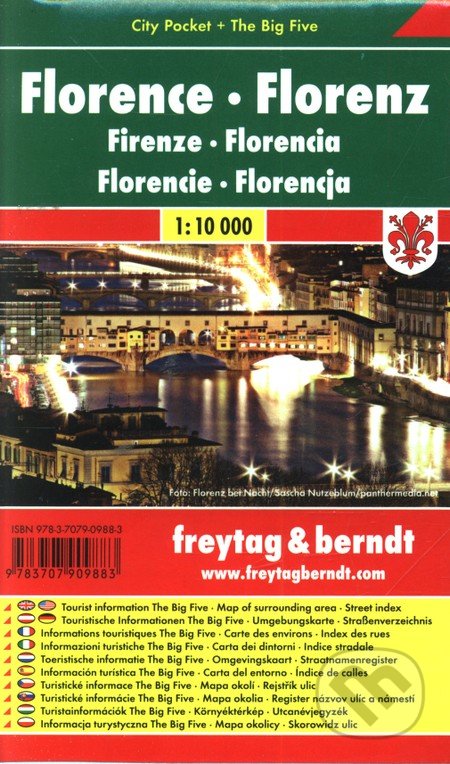 Florence 1:10 000, freytag&berndt, 2012