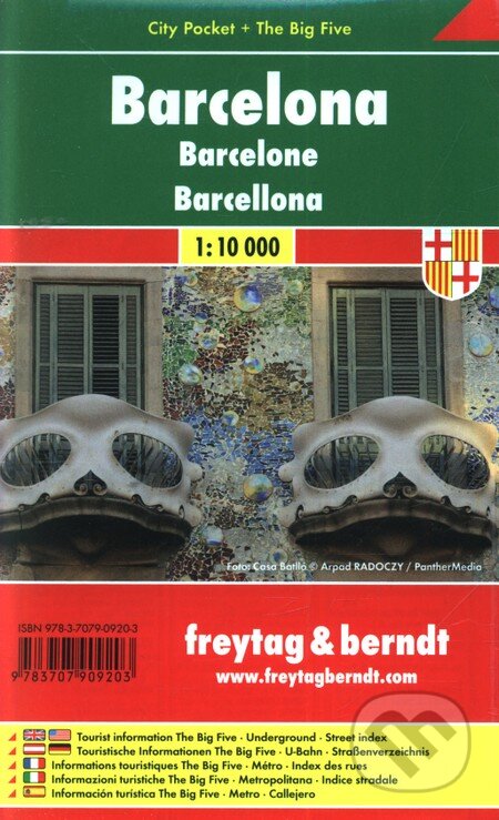Barcelona 1:10 000 (freytag&berndt). freytag&berndt, 2018 Barcelona 1:10 000 (freytag&berndt). freytag&berndt, 2018