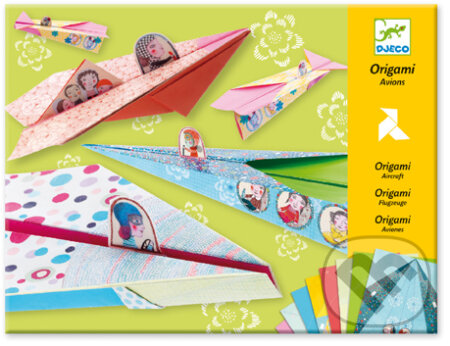 Origami lietadlá:  Dievčenské, Djeco, 2013