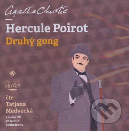 Audiokniha: Hercule Poirot - Druhý gong (Agatha Christie). Tympanum, 2013 Audiokniha: Hercule Poirot - Druhý gong (Agatha Christie). Tympanum, 2013