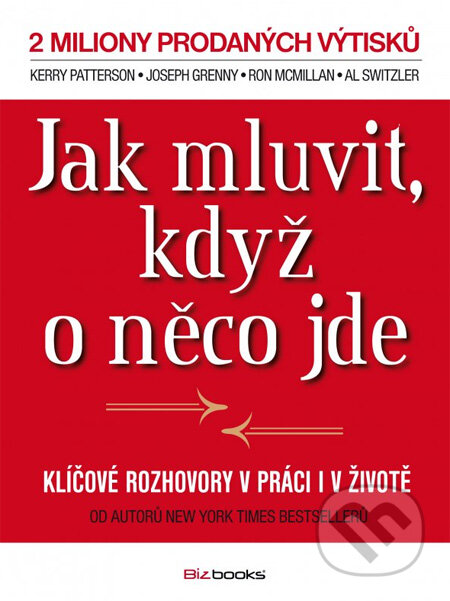 Kniha: Jak mluvit, když o něco jde (Kerry Patterson a kolektív). BIZBOOKS, 2013 Kniha: Jak mluvit, když o něco jde (Kerry Patterson a kolektív). BIZBOOKS, 2013