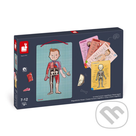 Spoločenská hra: MAGNETICKÁ TABUĽA – ĽUDSKÉ TELO (Janod). Janod, 2013 Spoločenská hra: MAGNETICKÁ TABUĽA – ĽUDSKÉ TELO (Janod). Janod, 2013