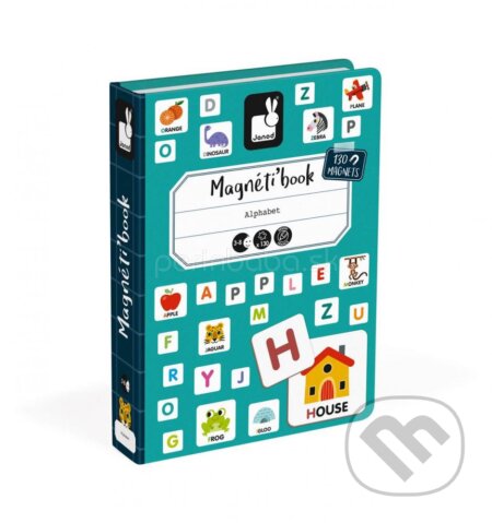 Spoločenská hra: Magnetická kniha – Angličtina A.B.C. (Janod). Janod, 2013 Spoločenská hra: Magnetická kniha – Angličtina A.B.C. (Janod). Janod, 2013